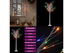 8721115747018 - Weihnachtsbaum 140 LEDs 15 m Bunt Indoor Outdoor - Weihnachtsbaum - Weihnachtsbäume - Home & Living - Weiß