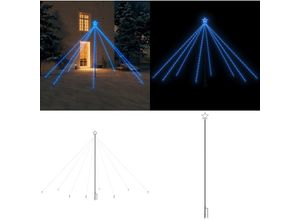 8721115748206 - Weihnachtsbaum-Lichterketten Indoor Outdoor 576 LEDs Blau 36 m - Weihnachtsbaum Lichterkette - Weihnachtsbaum Lichterketten - Home & Living - Blau