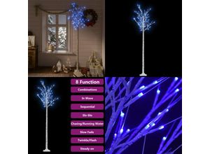 8721115751374 - Weihnachtsbaum 200 LEDs 22 m Blau Indoor Outdoor - Weihnachtsbaum - Weihnachtsbäume - Home & Living - Weiß