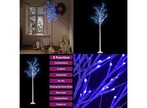 8721115756928 - Weihnachtsbaum 180 LEDs 18 m Blau Indoor Outdoor - Weihnachtsbaum - Weihnachtsbäume - Home & Living - Weiß