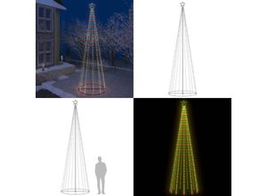 8721115757260 - Weihnachtsbaum in Kegelform 752 LEDs Bunt 160x500 cm - Weihnachtsbaum - Weihnachtsbäume - Home & Living - Mehrfarbig