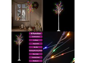 8721115761649 - Weihnachtsbaum 180 LEDs 18 m Bunt Indoor Outdoor - Weihnachtsbaum - Weihnachtsbäume - Home & Living - Weiß