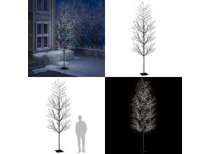 8721115764541 - Weihnachtsbaum 1200 LEDs Kaltweißes Licht Kirschblüten 400 cm - Künstlicher Weihnachtsbaum - Künstliche Weihnachtsbäume - Home & Living