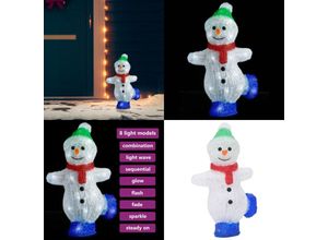 8721115766163 - Vidaxl - LED-Weihnachtsfigur Schneemann Acryl Indoor und Outdoor 30 cm - Schneemannfigur - Schneemannfiguren - Home & Living 8721115766163 - Vidaxl - LED-Weihnachtsfigur Schneemann Acryl Indoor und Outdoor 30 cm - Schneemannfigur - Schneemannfiguren - Home & Living