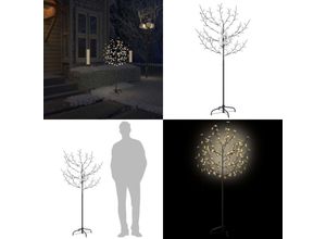 8721115766477 - Weihnachtsbaum 120 LEDs Warmweißes Licht Kirschblüten 150 cm - Künstlicher Weihnachtsbaum - Künstliche Weihnachtsbäume - Home & Living