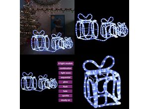 8721115767337 - Weihnachtsdekoration Geschenkboxen mit 180 LEDs Indoor Outdoor - beleuchtete Weihnachtsgeschenkbox - beleuchtete Weihnachtsgeschenkboxen - Home &