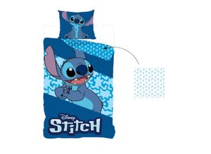 8721122780664 - Lilo & Stitch Bettwäsche in Blau Wendebettwäsche für Kinder Bettbezug