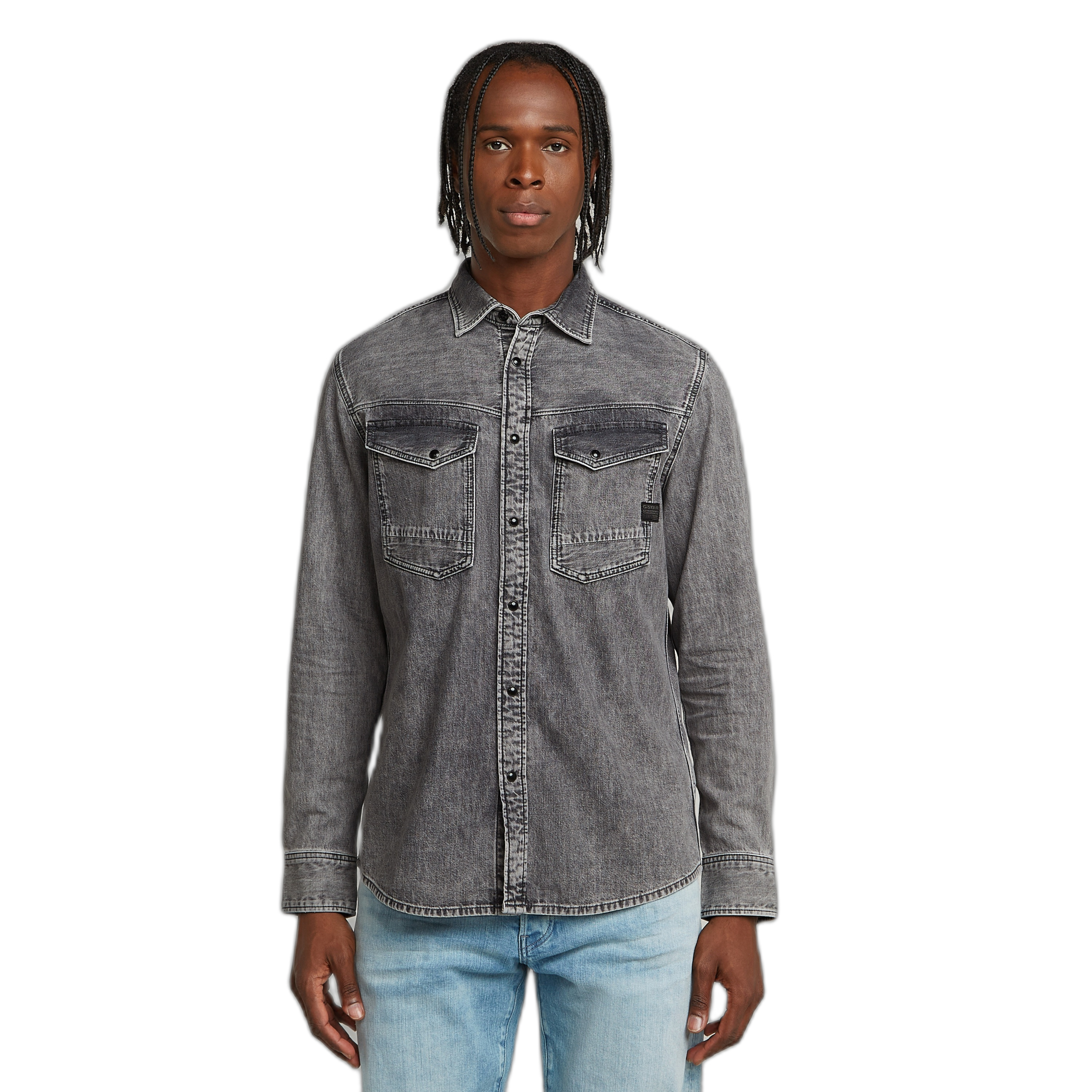 8721135345539 - Slim Fit Jeanshemd mit Brusttaschen Modell Dakota 8721135345539 - Slim Fit Jeanshemd mit Brusttaschen Modell Dakota