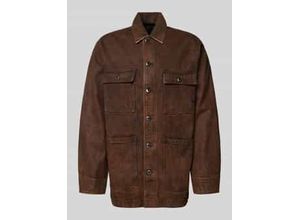8721136039482 - Relaxed Fit Jacke in Leder-Optik Modell Chore 8721136039482 - Relaxed Fit Jacke in Leder-Optik Modell Chore