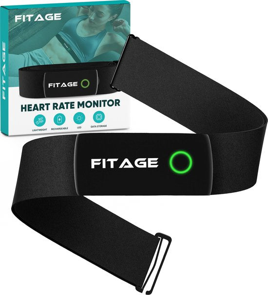 8721139120149 - Heart Rate Monitor XL HRM-DUAL - Herzfrequenzmessband mit Bluetooth und ANT+ Sensor - wiederaufladbare Batterie