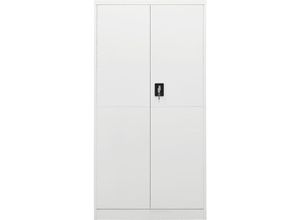 8721155104567 - Maison Exclusive - Schließfachschrank Weiß 90x40x180 cm Stahl - Weiß