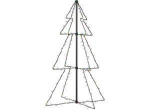 8721155188093 - Maison Exclusive - Weihnachtsbaum in Kegelform 160 LEDs Indoor & Outdoor - Mehrfarbig