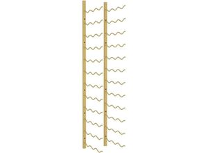 8721155218134 - Maison Exclusive - Wand-Weinregal für 36 Flaschen Golden Eisen - Gold