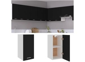 8721155332106 - Hängeschrank Schwarz 295x31x60 cm Holzwerkstoff - Schwarz - Maison Exclusive