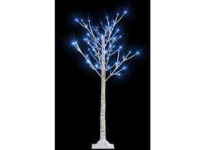 8721155459063 - Maison Exclusive - Weihnachtsbaum 120 LEDs 12 m Blau Indoor Outdoor - Weiß