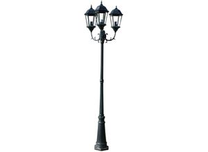 8721155654314 - Maison Exclusive - Gartenlaterne 3-flammig 230 cm Dunkelgrün Schwarz - Grün