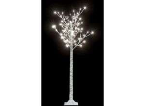 8721155778997 - Maison Exclusive - Weihnachtsbaum 140 LEDs 15 m Kaltweiß Indoor Outdoor - Weiß