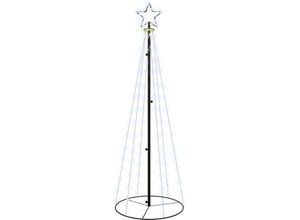 8721155803323 - Maison Exclusive - LED-Weihnachtsbaum Kegelform Kaltweiß 108 LEDs 70x180 cm - Weiß