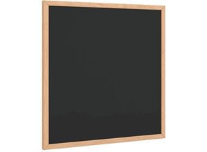 8721158392084 - Vidaxl - Kreidetafel mit massivem Kiefernholzrahmen Schwarz 40x40 cm