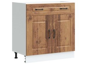 8721158418517 - Vidaxl - Küchenunterschrank Kalmar Altholz-Optik Holzwerkstoff 805331