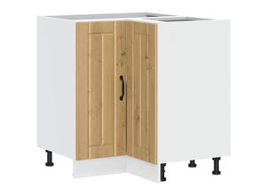 8721158421029 - Vidaxl - Küchen-Eckunterschrank Lucca Artisan-Eiche Holzwerkstoff 430558
