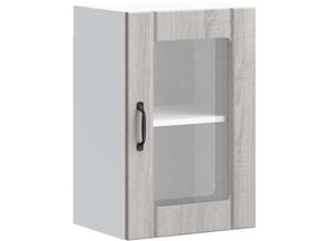 8721158421197 - Vidaxl - Küchen-Hängeschrank mit Glastür Lucca Grau Sonoma