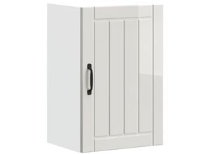 8721158421357 - Küchen-Hängeschrank Lucca Hochglanz-Weiß Holzwerkstoff vidaXL