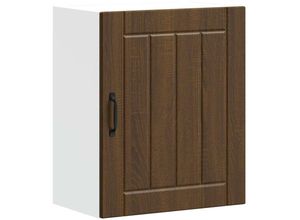 8721158421579 - Küchen-Hängeschrank Lucca Braun Eichen-Optik Holzwerkstoff Vidaxl