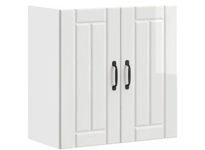 8721158421654 - Vidaxl - Küchen-Hängeschrank Lucca Hochglanz-Weiß Holzwerkstoff 303117