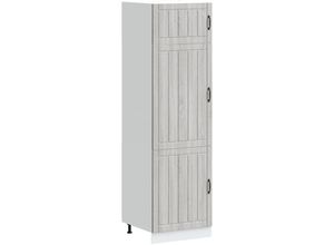 8721158422194 - Vidaxl - Küchenschrank Lucca Grau Sonoma Holzwerkstoff