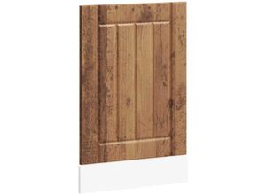 8721158422415 - Geschirrspülerblende Lucca Altholz-Optik Holzwerkstoff vidaXL