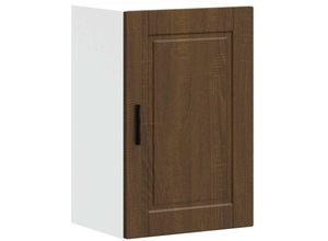 8721158423801 - Küchen-Hängeschrank Porto Braun Eichen-Optik Holzwerkstoff vidaXL