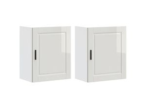 8721158423887 - Vidaxl - Küchen-Hängeschränke 2 Stk Porto Hochglanz-Weiß Holzwerkstoff 8721158423887 - Vidaxl - Küchen-Hängeschränke 2 Stk Porto Hochglanz-Weiß Holzwerkstoff