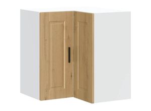 8721158424525 - Vidaxl - Küchen-Eckhängeschrank Porto Artisan-Eiche Holzwerkstoff