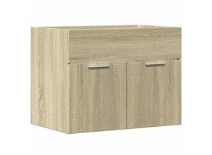 8721158436986 - Vidaxl - Waschbeckenunterschrank Sonoma-Eiche 60x385x46cm Holzwerkstoff