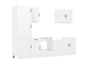 8721158503695 - Vidaxl - 7-tlg Küchenschrank-Set Kalmar Weiß Holzwerkstoff 8721158503695 - Vidaxl - 7-tlg Küchenschrank-Set Kalmar Weiß Holzwerkstoff
