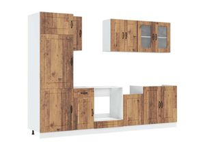 8721158504074 - Vidaxl - 8-tlg Küchenschrank-Set Kalmar Altholz-Optik Holzwerkstoff 8721158504074 - Vidaxl - 8-tlg Küchenschrank-Set Kalmar Altholz-Optik Holzwerkstoff