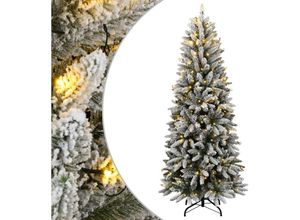 8721158512253 - Künstlicher Weihnachtsbaum mit Schnee 150 LEDs 120 cm Vidaxl 821247