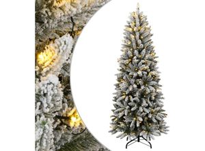 8721158512284 - Künstlicher Weihnachtsbaum mit Schnee 300 LEDs 210 cm Vidaxl