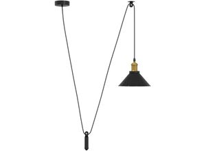 8721158577658 - Vidaxl - Pendelleuchte Höhenverstellbar E27 Schwarz Glänzend ø 22 cm 8721158577658 - Vidaxl - Pendelleuchte Höhenverstellbar E27 Schwarz Glänzend ø 22 cm