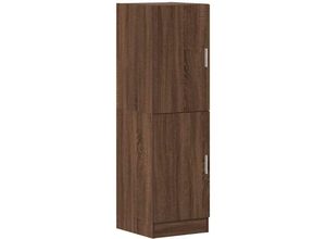 8721158651495 - Vidaxl - Küchenschrank Braun Eichen-Optik 38x415x1315 cm Holzwerkstoff