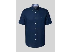 8721186285679 - Regular Fit Freizeithemd aus Baumwoll-Leinen-Mix