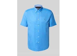 8721186287857 - Regular Fit Freizeithemd aus Baumwoll-Leinen-Mix