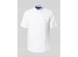 8721186288243 - Regular Fit Freizeithemd aus Baumwoll-Leinen-Mix