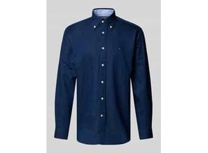 8721186288311 - Regular Fit Freizeithemd aus Baumwoll-Leinen-Mix