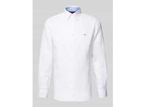 8721186288656 - Regular Fit Freizeithemd aus Baumwoll-Leinen-Mix