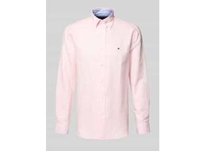 8721186414024 - Regular Fit Freizeithemd aus Baumwoll-Leinen-Mix