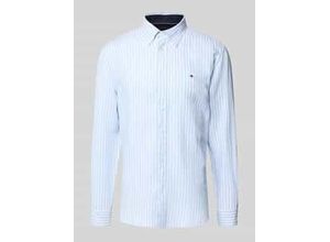 8721186465460 - Regular Fit Freizeithemd aus Baumwoll-Leinen-Mix