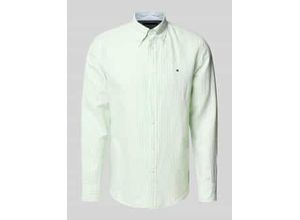 8721186466054 - Regular Fit Freizeithemd aus Baumwoll-Leinen-Mix