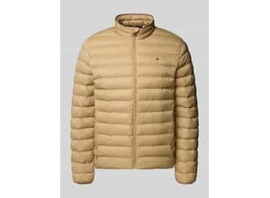 8721186914395 - Regular Fit Steppjacke mit Logo-Stitching